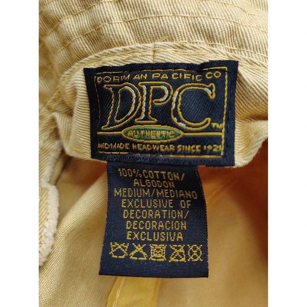 DPC Authentic Khaki Cotton Bucket Hat Medium Adjustable Outdoor Sun Beach‎